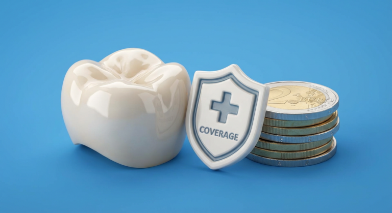 Zahnversicherung und Kostenersparnis Konzept