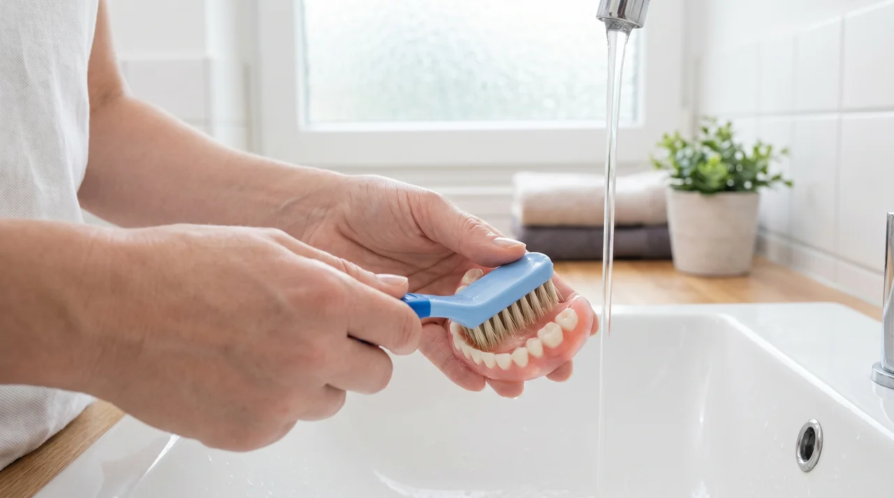mundgeruch durch zahnprothese pflege tipps gegen schlechten atem cover